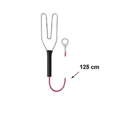 Connection Cable with Heart Shaped Clip / Energiser - Electric Fence Lead