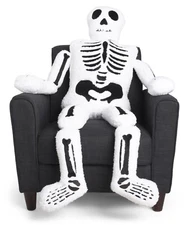 Storehouse TikTok Skeleton Body Pillow Life Sized Oversized Halloween 30” X 60”