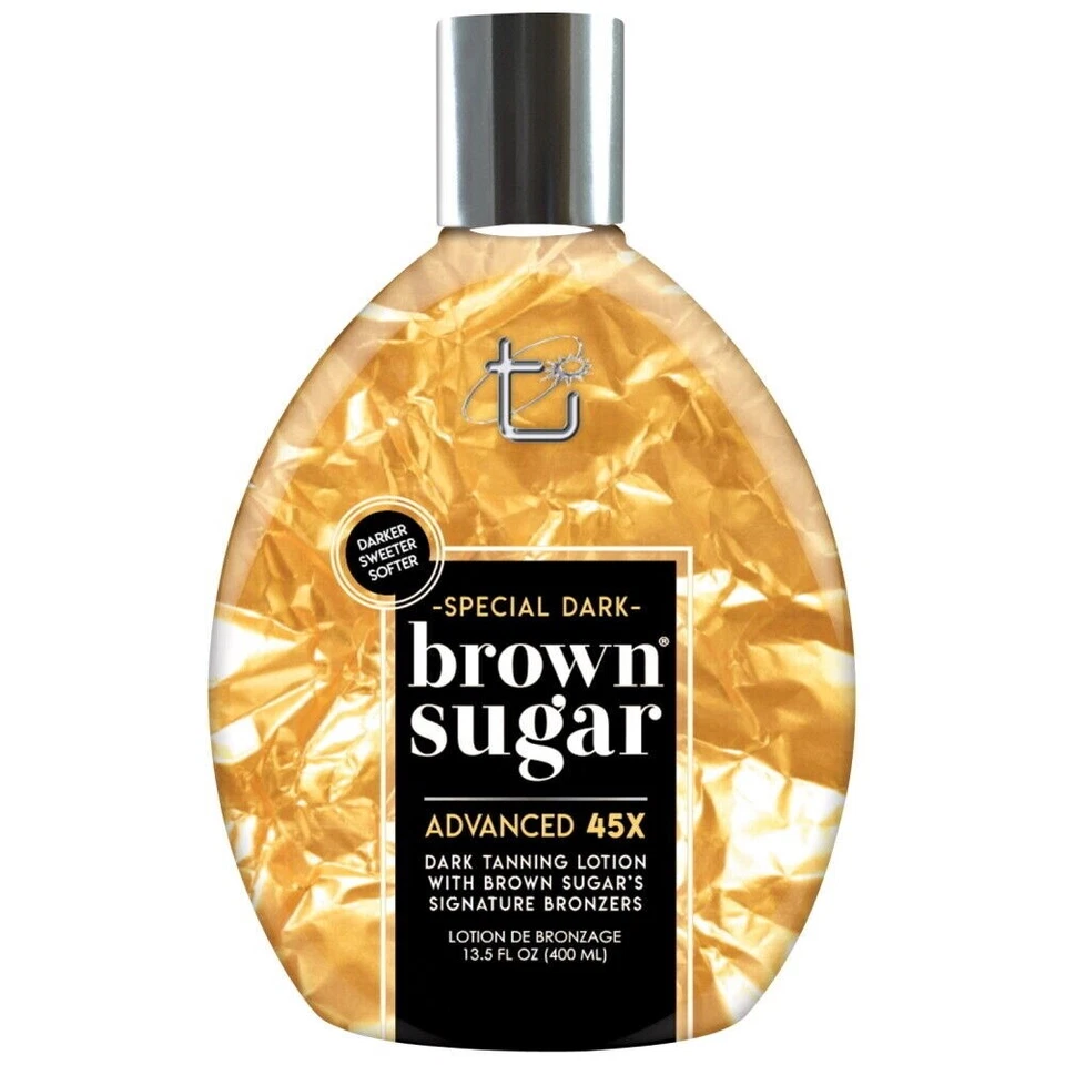 TAN INCORPORATED BROWN SUGAR SPECIAL DARK TAN INC SPECIAL BROWN SUGAR ADVANCED SUNBED TANNING LOTION CREAM 45X DARK BRONZE