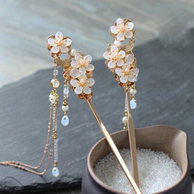 Long Tassels Classical Handmade Hairpin Hair Stick Hanfu  display picture 1