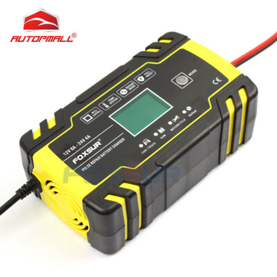 Pulse Repair Battery Charger Mutiple modes 8A LCD Display Full Protection