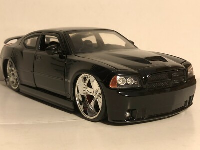 JADA BIGTIME MUSCLE BTM 2006 DODGE CHARGER SRT8 BLACK 1:24 NEW NO
