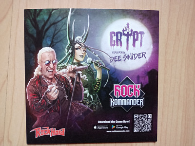 CD CRYPT feat. DEE SNIDER Rock Kommander Selection of AMERIKAN KAOS Jeff Waters