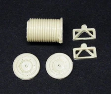 1:25 scale model resin fire hose reel fire truck 