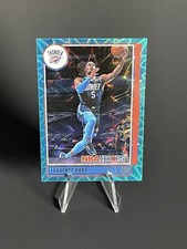 2021-22 Hoops #33 Luguentz Dort Teal Explosion Oklahoma City Thunder