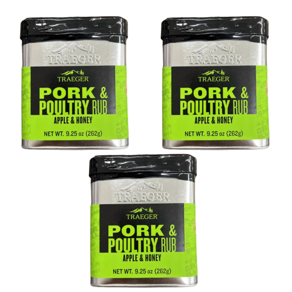 Traeger Pork Poultry Rub( Apple Honey Set of BB