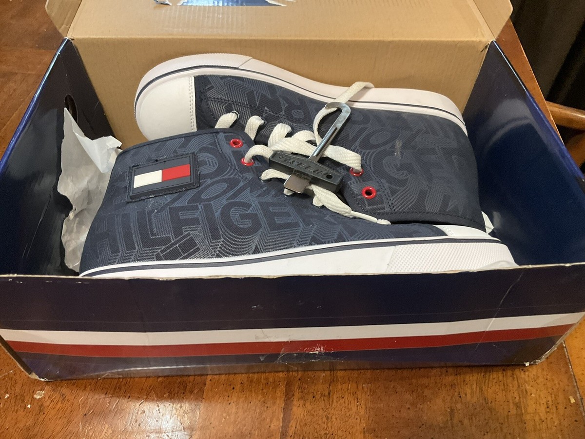 Tommy Hilfiger Heelys NWT Men\'s Size 13  Navy and White High-Tops Tommy Hilfiger/Heelys/athletics/skate shoes/7 | Mercari main image 4