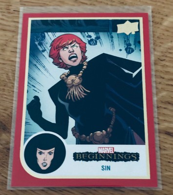 Marvel Card Sin 107 Red Base Upper Deck 2022 Beginnings Vol 2 Serie 1 NM MINT