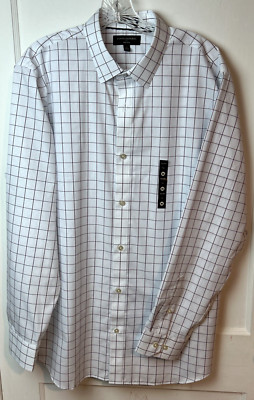 Banana Republic Mens Slim-Fit XL Non-Iron Dress Shirt Work Wear Casual Normcore