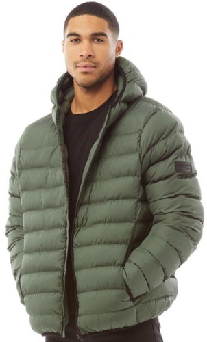 Hooded Jacket Khaki. RRP 