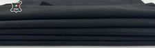 CHARCOAL BLACK NUBUCK Italian Goatskin Goat leather 2 skins 8sqf 0.9mm #C2825