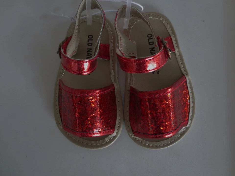 NUEVO Zapato Sandalias Mary Jane Rojo Niña Infante **3-6* o *6-12* Meses AZUL MARINO NUEVAS CON ETIQUETAS Foto 2 de 3