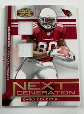 2008 Donruss Gridiron Gear Early Doucet Next Generation Relic Card 41/50 FRA11 