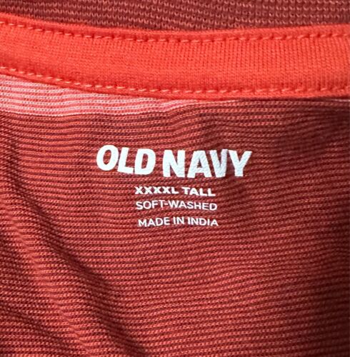 Lot Of 3 Three Mens Old Navy T-Shirts Big Tall 4XLT 4XL XXXXL Tall 1 used 2 new
