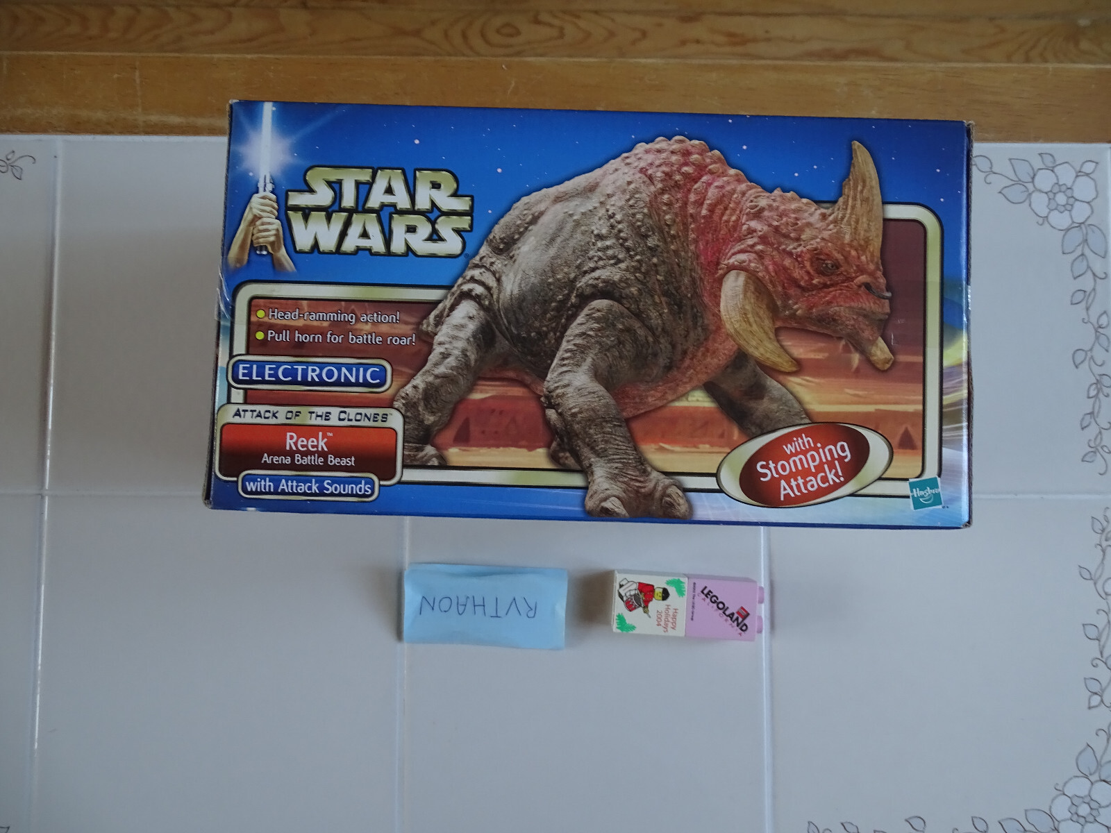 Star Wars Saga 2002 Reek Beast figurine Attack of the Clones pour décor de vitrine