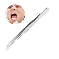 Stainless Steel Tweezers Gripping Tools Elbow Tweezers Multifunctional Tweezers