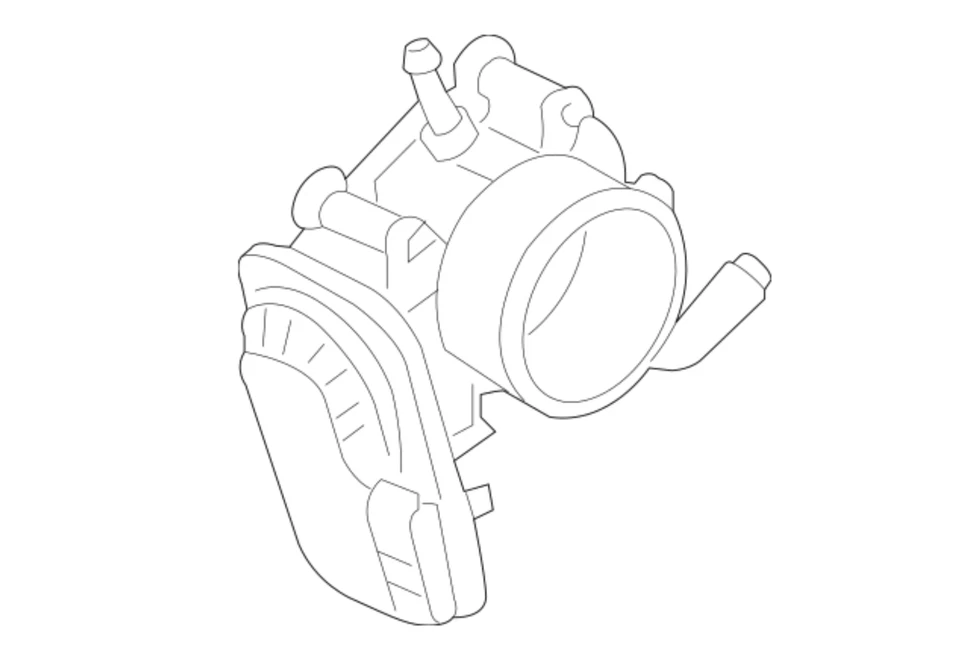 OEM 35100-25410 Throttle Body Assy for Kia Sorento 2011~2012 *2.0L Theta1* - Изображение 4 из 4