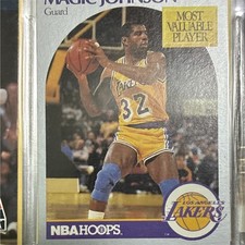 NBA Hoops Magic Johnson Lakers Most Valuable Player NBA Trading Card