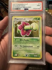 2007 D & P MYSTERIOUS TREASURES MEGANIUM #13/123 HOLO FOIL PSA 9 Read Desc Swirl on eBay