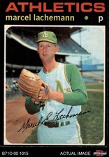 1971 O-Pee-Chee #84 Marcel Lachemann Athletics 4 - VG/EX