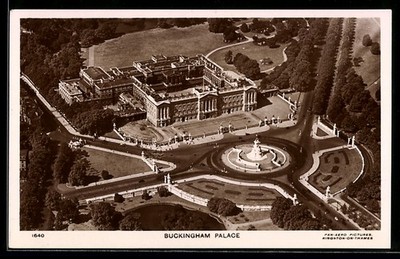 London, Aerial view of Buckingham Palace, Ansichtskarte 