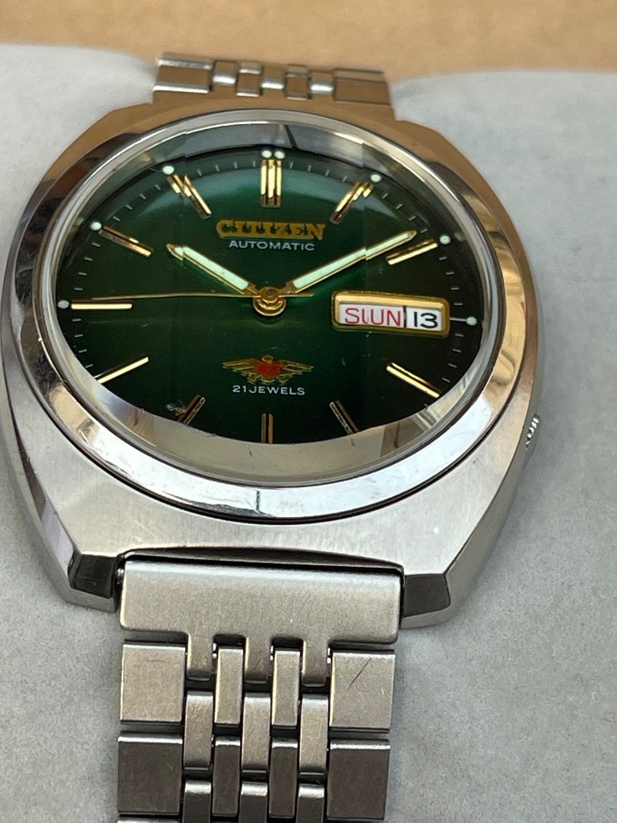 Citizen 8200 Day&Date Automatic 21 Jewels Vintage Japan Men's