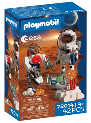 Playmobil Action Heros ESA Astronaut mit Roboter 72014 Neu & OVP Mars