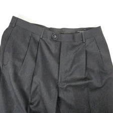 Jos. A. Bank Windsor Dress Pants Mens 38 Reg Navy Blue 100% Wool Pleated New