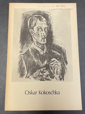 Oskar Kokoschka Literary and graphic works 1906-1923 Richard Field Ex-Library