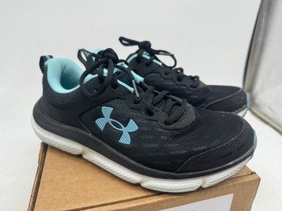 Under Armour Charged Assert 10 Athletic Sneakers Women's Black Still Water - 7.5