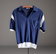 VTG 60s/70s TERRY CLOTH Lounge Shirt.small