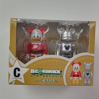 100% Bearbrick Be@rbrick Unbreakable Donald Duck/Disney Figure Medicom Toy 2-Pak