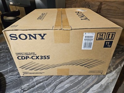 Sony CDP-CX355 300 Disc CD Player with remote,keyboard,cables and