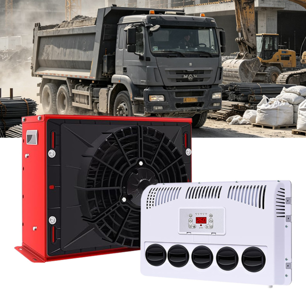11000BTU 12V Electric Mini Split AC Truck Cab Air Conditioner For Semi Truck RV