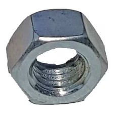Channel Hex Nut, 1/2 In, Silver, Pk25,  V515 1/2Eg