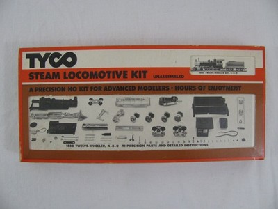 Vintage 1975 Tyco HO 1880 Twelve-Wheeler 4-8-0 Steam Locomotive Kit New Read!