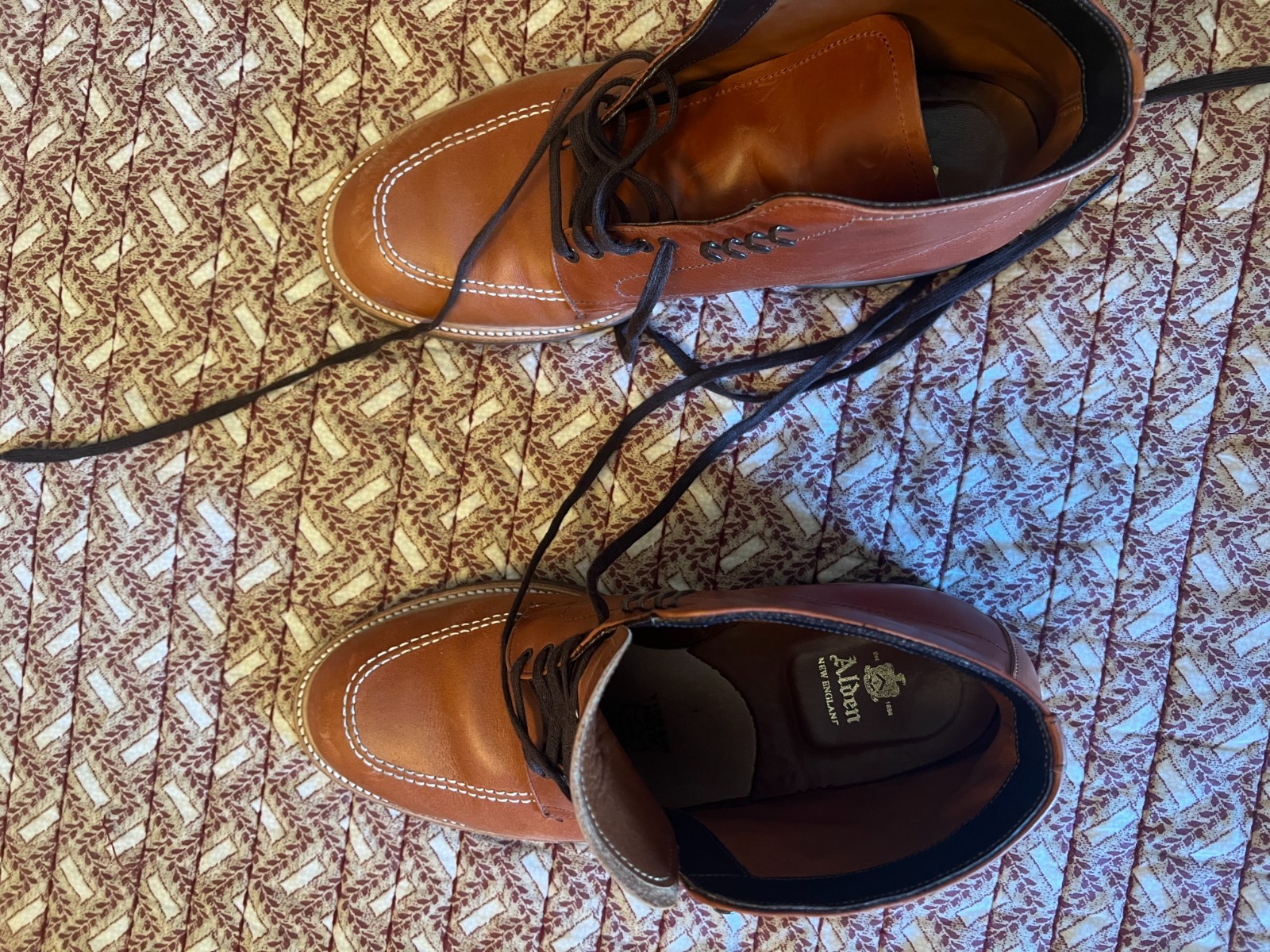 Alden 405 Brown Workboot Calf Indy Boot