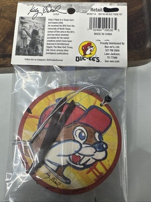 Buc-ee s Auto Emblem & Air Freshener 2 Pk New Car Scent  Sealed Bucees