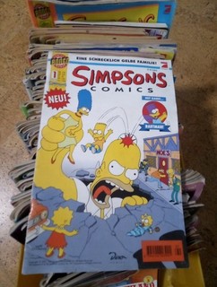 Verkaufe Eine Sammlung Von Simpsons Comics.