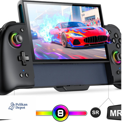 Elegamefy Switch 2 Controller RGB Beleuchtung Hall Effekt Joystick Turbo