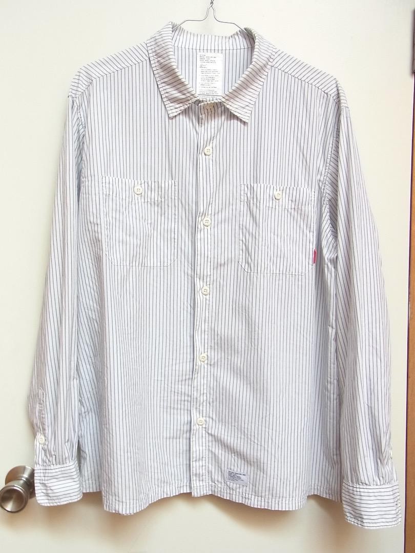 WTAPS VATOS Striped Work Shirt Neighborhood Supreme | eBay