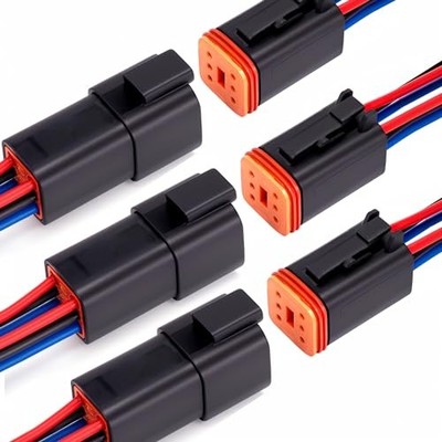 Connettori Cavi Elettrici Aiqeer 10 Set 3 Pin Auto Impermeabile Elettrico Cavo Connettori Connettori A Crimpare Per Cablaggio Connettori Cavi Elettrici Aiqeer 10 Set 3 Pin Auto Impermeabile Elettrico Cavo Connettori Connettori A Crimpare Per Cablaggio