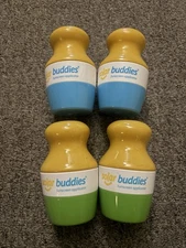Set of 4 Solar Buddies Refillable Roll On Sunscreen Cream/Lotion Applicator