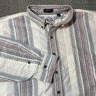 Vintage Gant Salty Dog Striped Button Down Shirt Mens 2XL Nautical Preppy