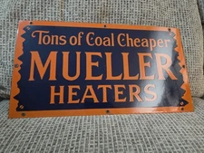 Mueller Heaters Tons Of Coal Cheaper Excellent Condition! Gloss Porcelain 