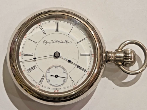 Antique 1895 ELGIN Grade 103 Model 3 18s 17j Pocket Watch Working!