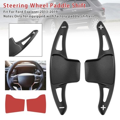 Lenkrad Paddle Shifter Erweiterung Für Ford Explorer 13-19 Aluminium Schwarz