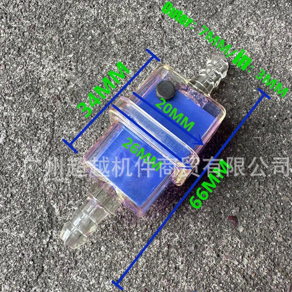 10pcs 7MM Square Inline Fuel Filter for Motorcycle Motorbike Moped Scooter - Image 4 of 4