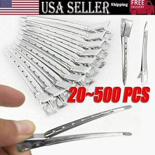 500x Silver Metal Duck Bill Hair Clips for Women -Hair Styling,Hair Coloring LOT