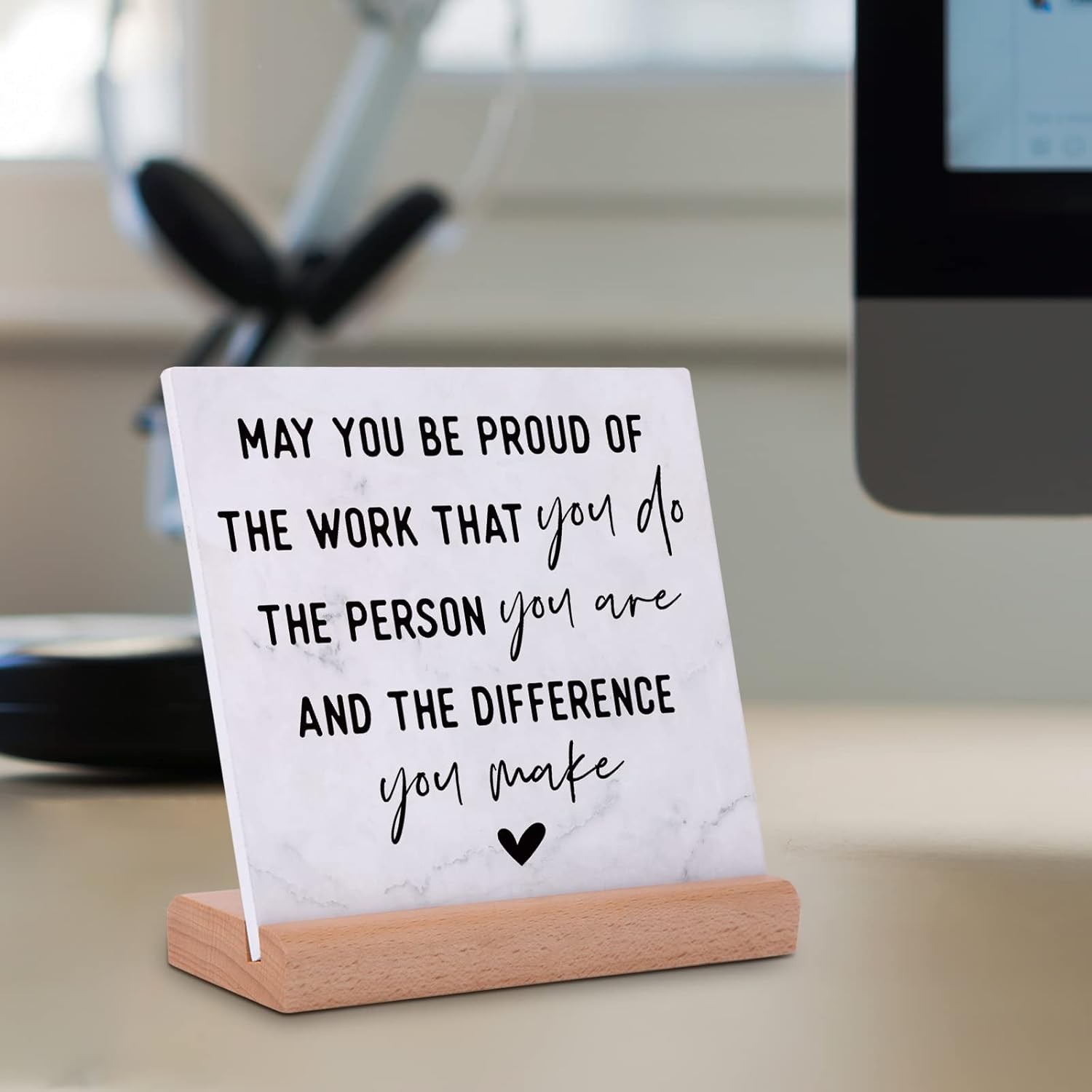 Coworker Gifts for Women Men, Office Christmas Coworkers, White 